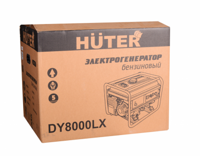 Портативный бензогенератор HUTER DY8000LX фото 8